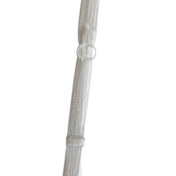 Torrid Midi Gauzy Lined Sun Dress Pockets White Beachy Cottagecore Ruffle 1X - Picture 7 of 12